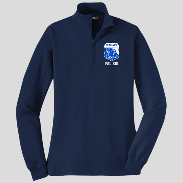 PAL KID - Ladies 1/4 Zip Sweatshirt Thumbnail