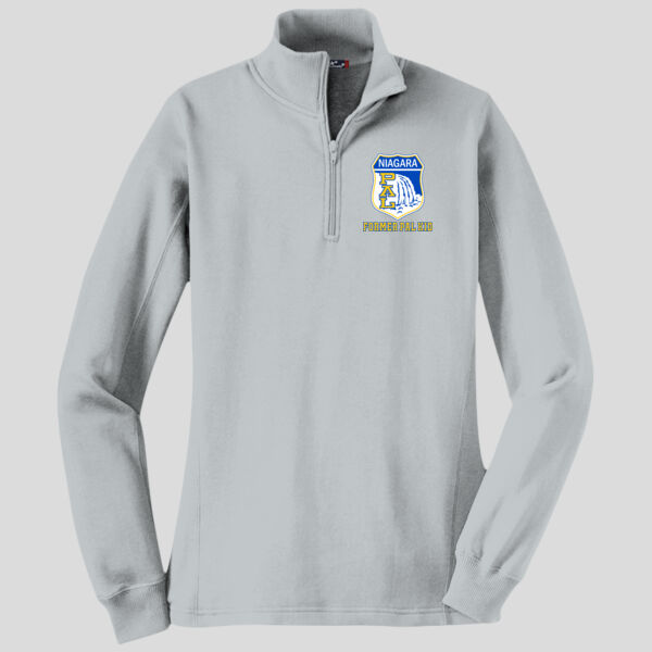 FORMER PAL KID - Ladies 1/4 Zip Sweatshirt Thumbnail