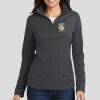 Ladies Pinpoint Mesh 1/2 Zip Thumbnail