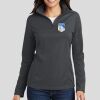 Ladies Pinpoint Mesh 1/2 Zip Thumbnail