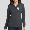 Ladies Pinpoint Mesh 1/2 Zip Thumbnail