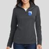 Ladies Pinpoint Mesh 1/2 Zip Thumbnail