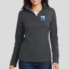 Ladies Pinpoint Mesh 1/2 Zip Thumbnail