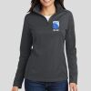 Ladies Pinpoint Mesh 1/2 Zip Thumbnail