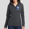 Ladies Pinpoint Mesh 1/2 Zip Thumbnail